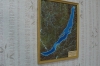 Рельефная карта территории оз. Байкал